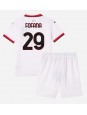 AC Milan Youssouf Fofana #29 Replika Borta Kläder Barn 2024-25 Kortärmad (+ byxor)